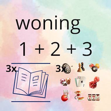 Lesmateriaal AN - mijn woning (delen 1/2/3) - werkbundels + spelpakketten van auteur Peggy Van Rompaey