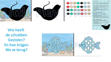 Lesmateriaal Regenboogvisje - startbundel van auteur Little Play Friends slide 2