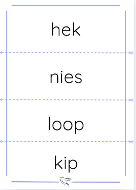 Lesmateriaal lijn 3 thema 4 - visueel dictee 1 van auteur Juf Kitty B slide 4