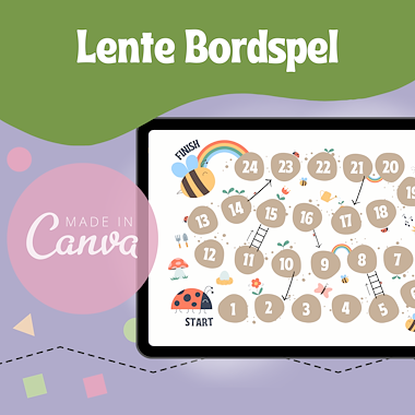 Lesmateriaal Lente Bordspel van auteur Kelly Meeus