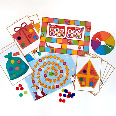 Lesmateriaal Lotto en spelborden - thema Sinterklaas van auteur Logopedie Ideetjes