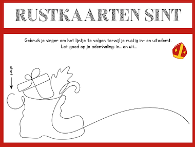 Lesmateriaal Rustkaart Sint van auteur Yurls slide 1