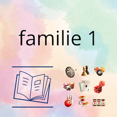 Lesmateriaal AN - mijn familie (deel 1) - werkbundel + spelpakket van auteur Peggy Van Rompaey