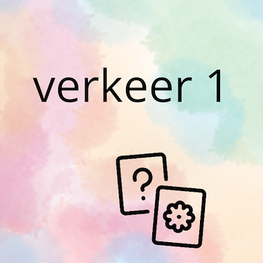 Lesmateriaal AN - het verkeer (deel 1) - spel 7: memory van auteur Peggy Van Rompaey