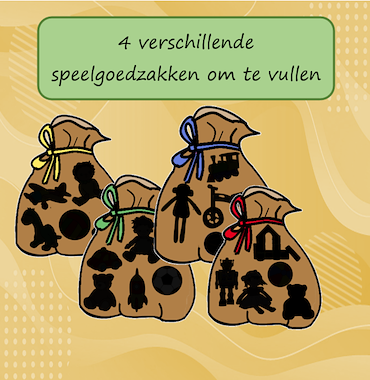 Lesmateriaal Beebotspel Help de roetpiet en vul de zak met speelgoed van auteur Jabbedabbedoe slide 2
