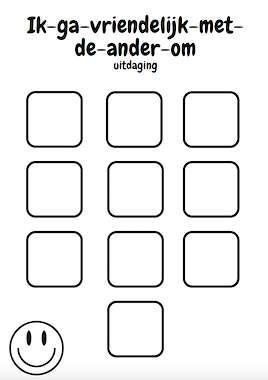 Lesmateriaal Uitdaging - Ik ga vriendelijk met de ander om van auteur Eenkijkjeindeklas slide 2