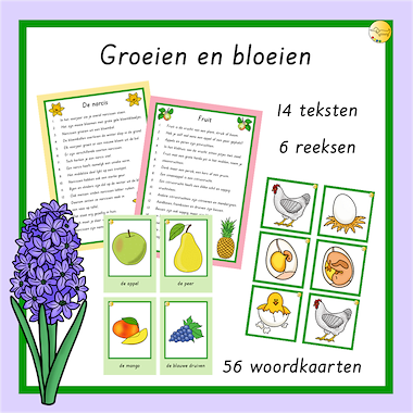 Lesmateriaal Groeien en bloeien bundel van auteur JufJoyceKuenen