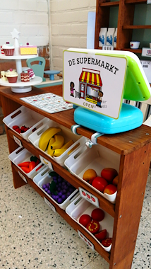 Lesmateriaal ROLLENSPELBUNDEL: DE WINKEL van auteur Kleuter Kriebels slide 3