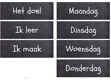 Lesmateriaal Dagritmekaarten voor de middenbouw en bovenbouw.  van auteur Juf Ilse slide 2