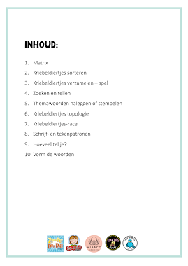 Lesmateriaal Kriebeldiertjes uitbreiding OUDSTE KLEUTERS van auteur MiaenCo slide 3