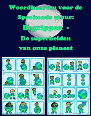 Lesmateriaal Sprekende muur - begrippen - de helden van onze planeet van auteur Little Play Friends