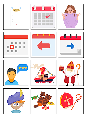 Lesmateriaal vliegenmepperspel Sinterklaaswoordenschat  van auteur juf Isabel slide 4