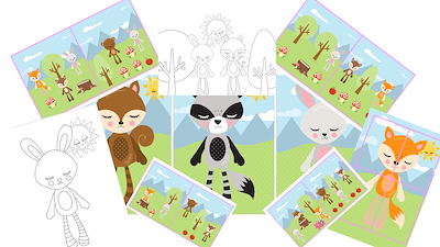 Lesmateriaal bundel thema Knuffels van auteur Little Play Friends