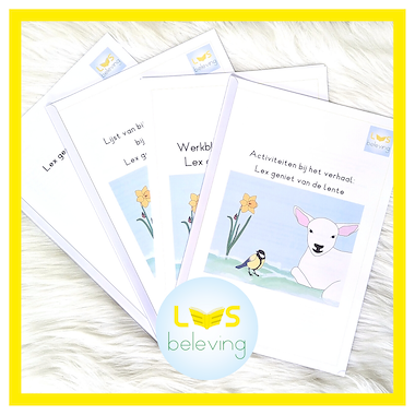Lesmateriaal Lees beleving - thema lente van auteur Mama Duizendpoot slide 1