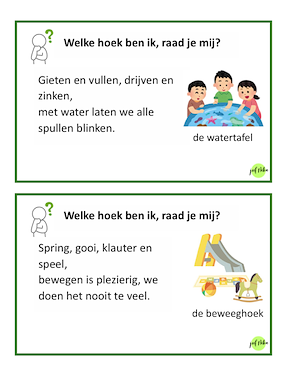 Lesmateriaal Keuzehoeken spelletjes van auteur Juf Nika slide 3