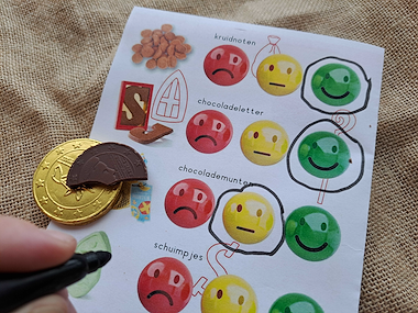 Lesmateriaal Sint - lekkers proeverij van auteur Zwaanzinnig onderwijs slide 2