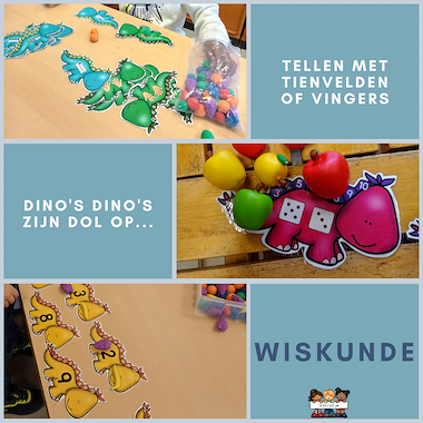 Lesmateriaal wiskundige dino's van auteur katrotje slide 3