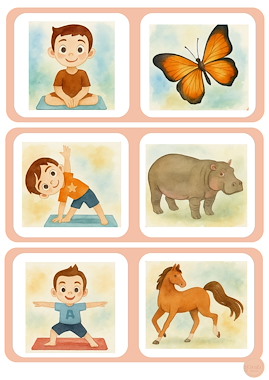 Lesmateriaal Dierenyoga van auteur CreaLi slide 2