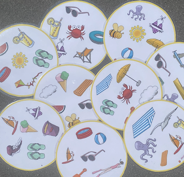 Lesmateriaal De zomer - Dobble 32 kaarten van auteur Meisje Eigenwijsje slide 2