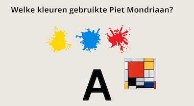 Lesmateriaal Quiz thema Kunst van auteur Juf Krisje slide 3