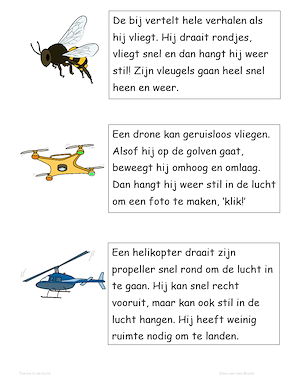 Lesmateriaal Lespakket - In de lucht - groep 3 van auteur Lessen en Illustraties Elles slide 2