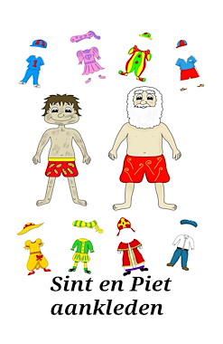 Lesmateriaal Sint en Piet aankleden van auteur Juf Monique