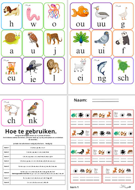 Lesmateriaal Kraak de code bewegend leren kern 1 t/m m 8 van auteur Juf ilona