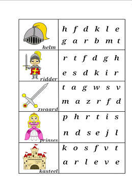 Lesmateriaal Werkboekje ridders en prinsessen gr2 van auteur Juf Monique slide 4