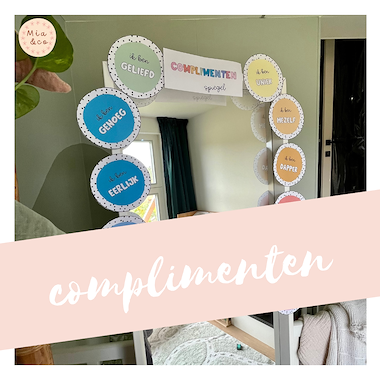Lesmateriaal Complimenten spiegel van auteur MiaenCo slide 2
