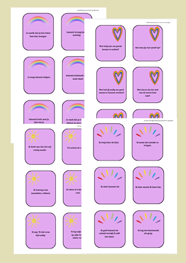 Lesmateriaal Emotieregulatie kleurenmonsters - lagere school van auteur Speelwijs