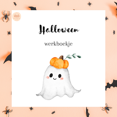 Lesmateriaal Werkboekje Halloween/ Griezelen van auteur MiaenCo slide 1