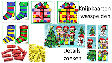 Lesmateriaal kerstbundel - peuter en jongste kleuters van auteur Little Play Friends slide 2