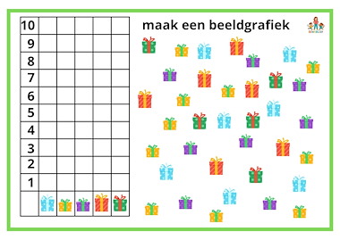 Lesmateriaal 10 beeldgrafieken Kerst van auteur de beweegjuf slide 1