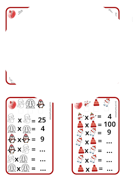 Lesmateriaal Winterse rekenpuzzels van auteur Creations by Astrid slide 3