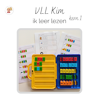 Lesmateriaal VLL Kim - kern 1 - ik leer lezen van auteur Juf Hanne_ slide 1