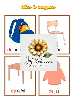 Lesmateriaal Zien is snappen - thema 'start schooljaar' van auteur Juf Rebecca slide 2
