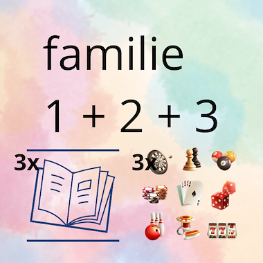 Lesmateriaal AN - mijn familie (delen 1, 2 & 3) - werkbundels + spelpakke van auteur Peggy Van Rompaey