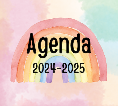 Lesmateriaal Niet gedateerde agenda schooljaar 2024-2025 BELGIË van auteur Kleuterjuf Amber