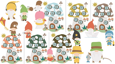 Lesmateriaal Wie woont er in jouw paddenstoel? - gezelschapsspel van auteur Little Play Friends slide 2