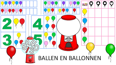 Lesmateriaal Ballen en ballonnen Mega-spelbundel van auteur Little Play Friends slide 4