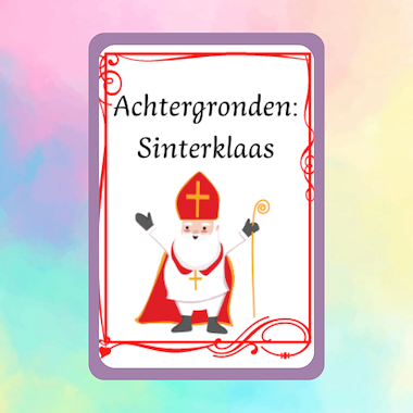 Lesmateriaal achtergonden sinterklaas  van auteur kleuterwereldjes van roxillien