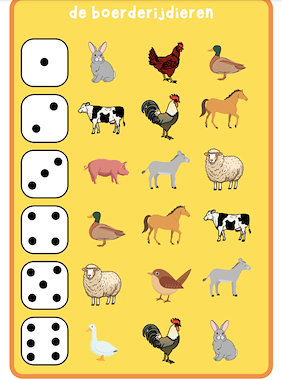 spel rol en benoem thema 'dieren'