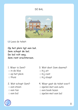 Lesmateriaal Begrijpend lezen in stapjes (groep 3) van auteur Alexandra Wit slide 2