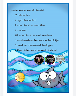 Lesmateriaal Onderwaterwereld bundel van auteur JufJoyceKuenen slide 2