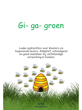 Lesmateriaal Gi-ga-groen (themaboekje kinderboekenweek 2022)  van auteur Monique ter Keurs