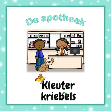 Lesmateriaal MINI ROLLENSPELBUNDEL: DE DIERENAPOTHEEK van auteur Kleuter Kriebels