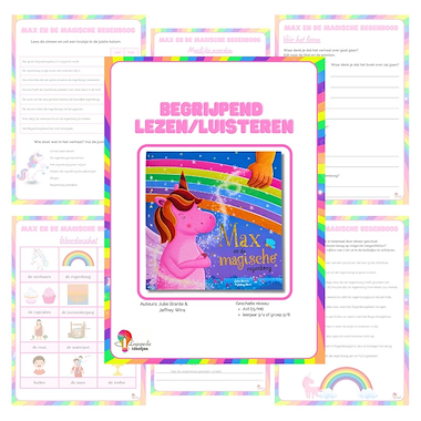 Lesmateriaal Voorleesboek Max - Begrijpend lezen van auteur Logopedie Ideetjes