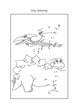 Lesmateriaal Werkboekje groep drie thema dino's  van auteur Juf Monique slide 2