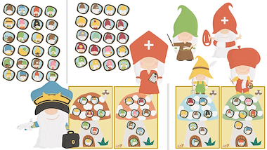 Lesmateriaal Wie woont er in jouw paddenstoel? - gezelschapsspel van auteur Little Play Friends slide 3