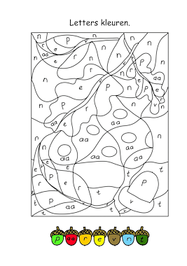 Lesmateriaal Werkboekje herfst groep 3 van auteur Juf Monique slide 3